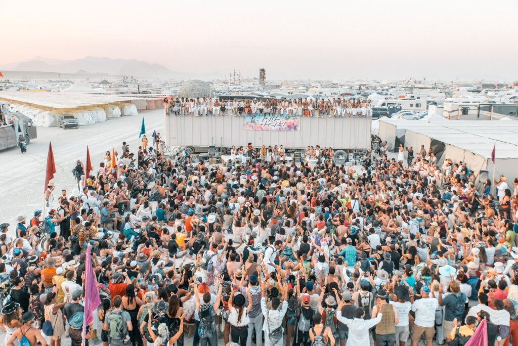Burning Man's 1,000person Shabbat bash in the desert is back J.