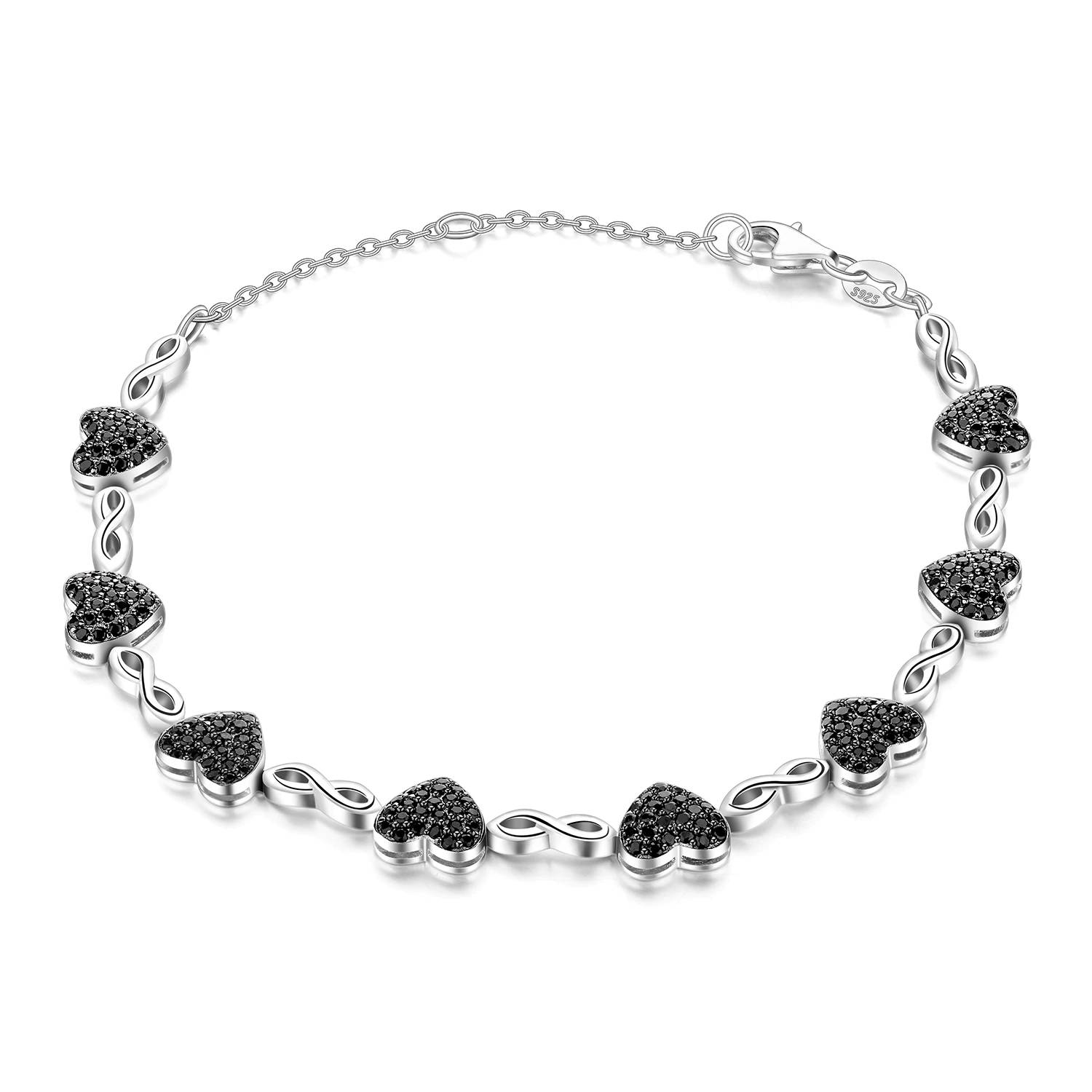 Black Spinel Gemstones Bracelets for Women Jewelry Addicts
