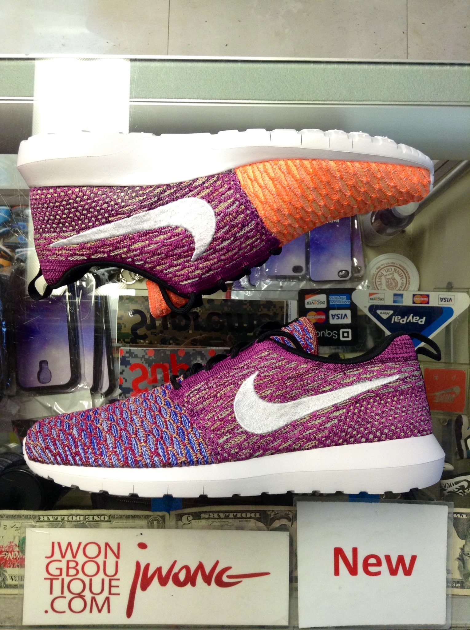 2014 Nike Flyknit Rosherun Random Yarn Jwong Boutique