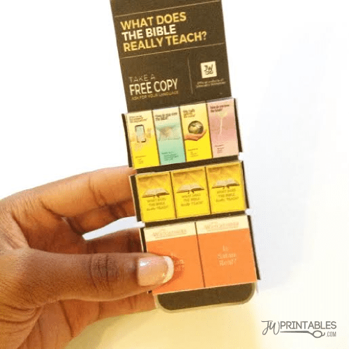 FREE DIY Mini Public Witnessing Cart JW Printables