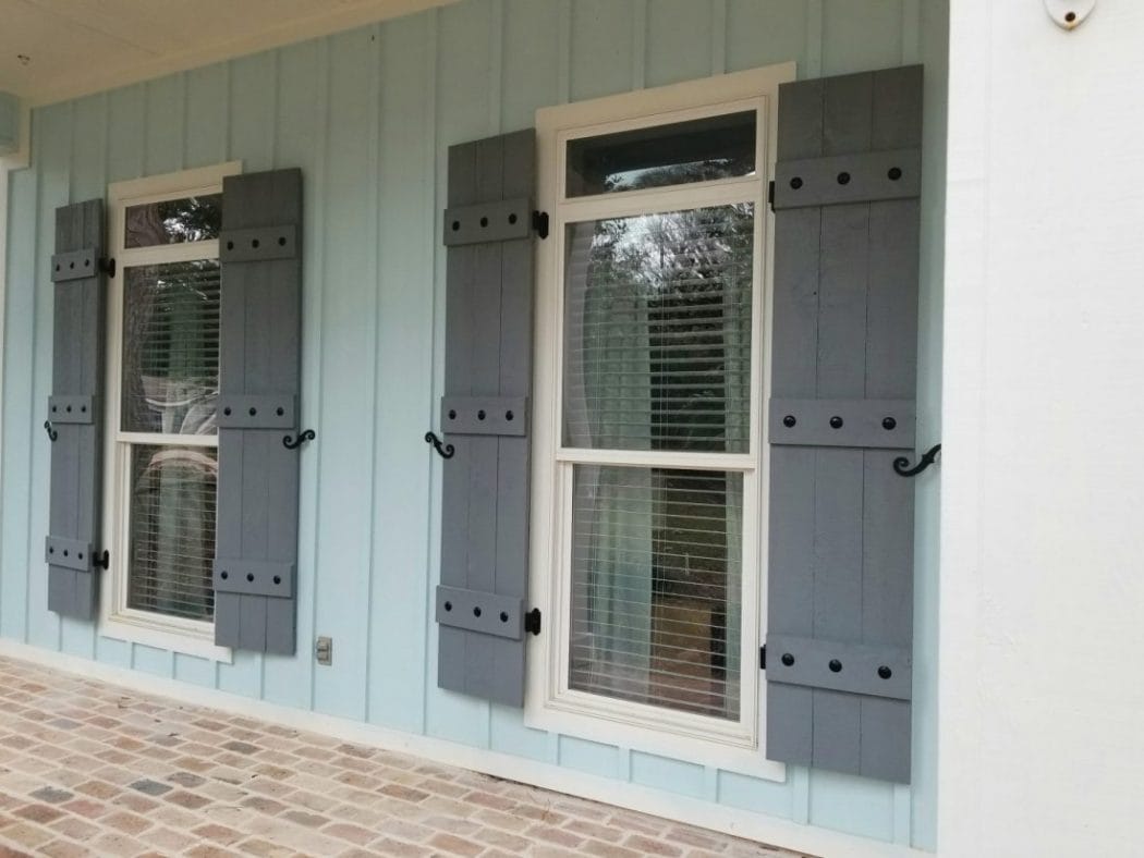 Stainless Steel Scroll Shutter Dog with Lag (pair) John Wright