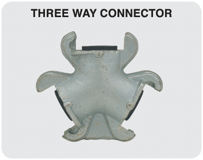 THREE WAY CONNECTOR - J.W. Roberts Co.
