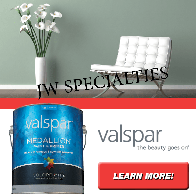 Valspar® Medallion Paint Email General JW Specialties