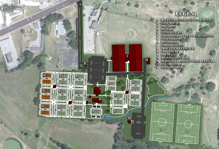 Plans for Additional Courts Jackson West TN Tennis Association