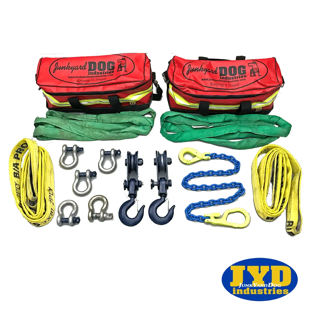 Small Rescue Winch Accessories Kit Junkyard Dog Industries