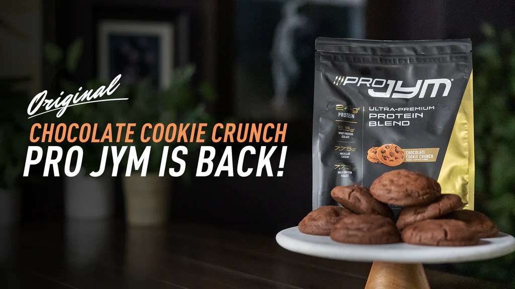 Original Chocolate Cookie Crunch Pro JYM is Back! Jym