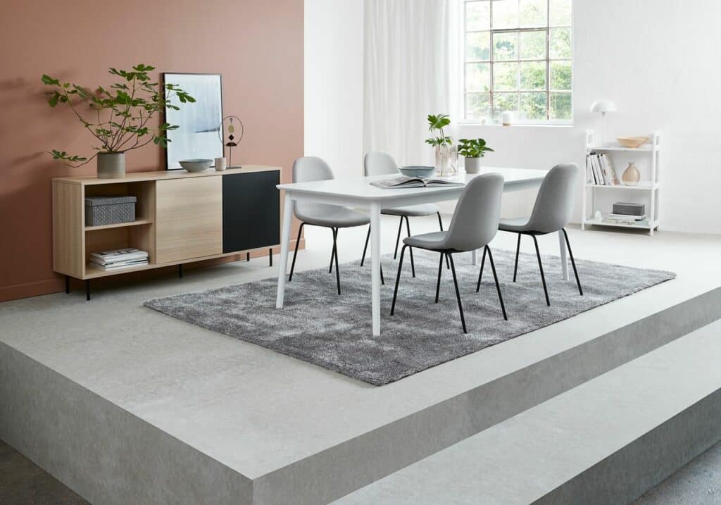 Bookcase HERNING 3 shelves white JYSK