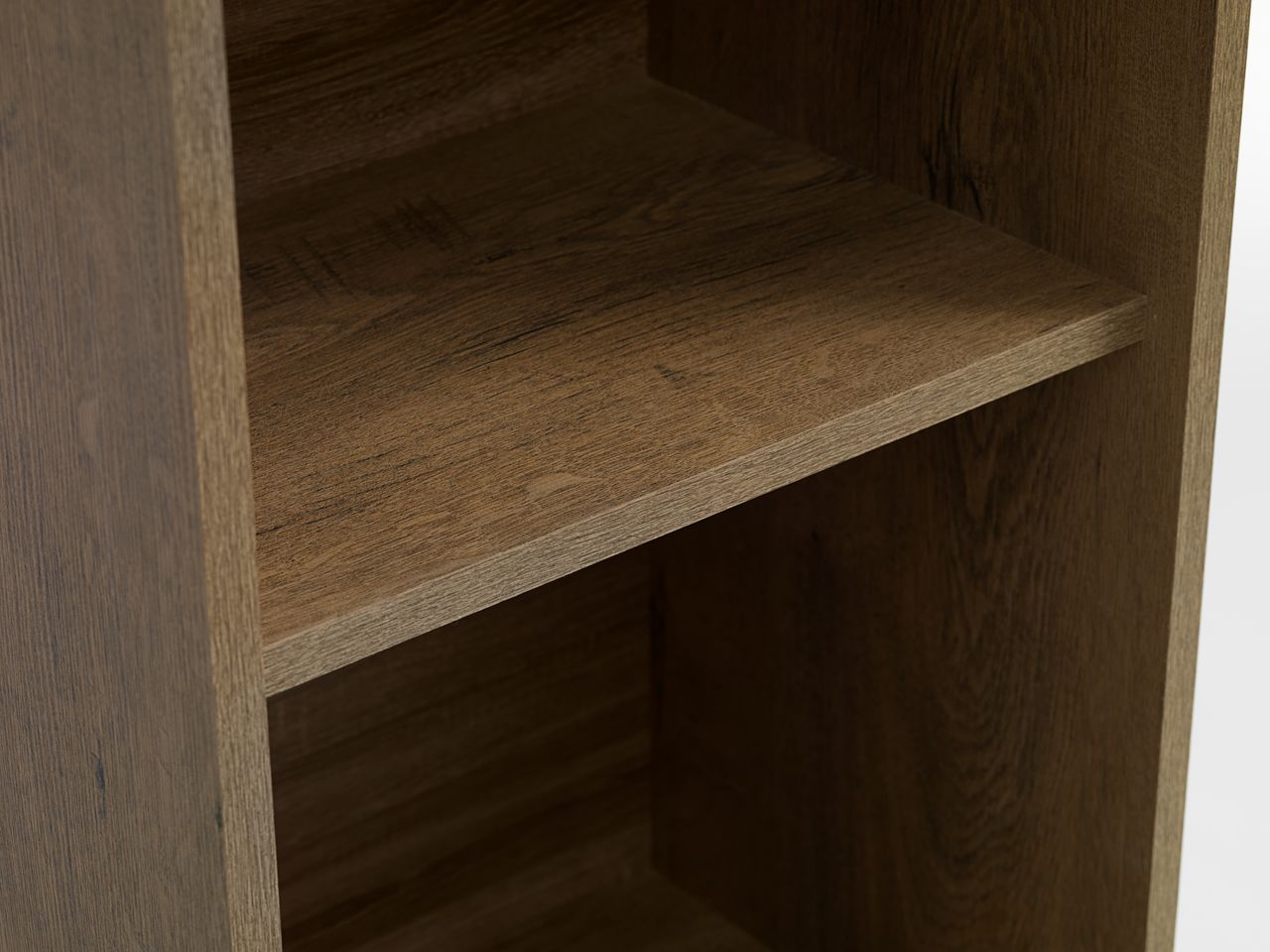 Bookcase HORSENS 3 shelves slim wild oak JYSK