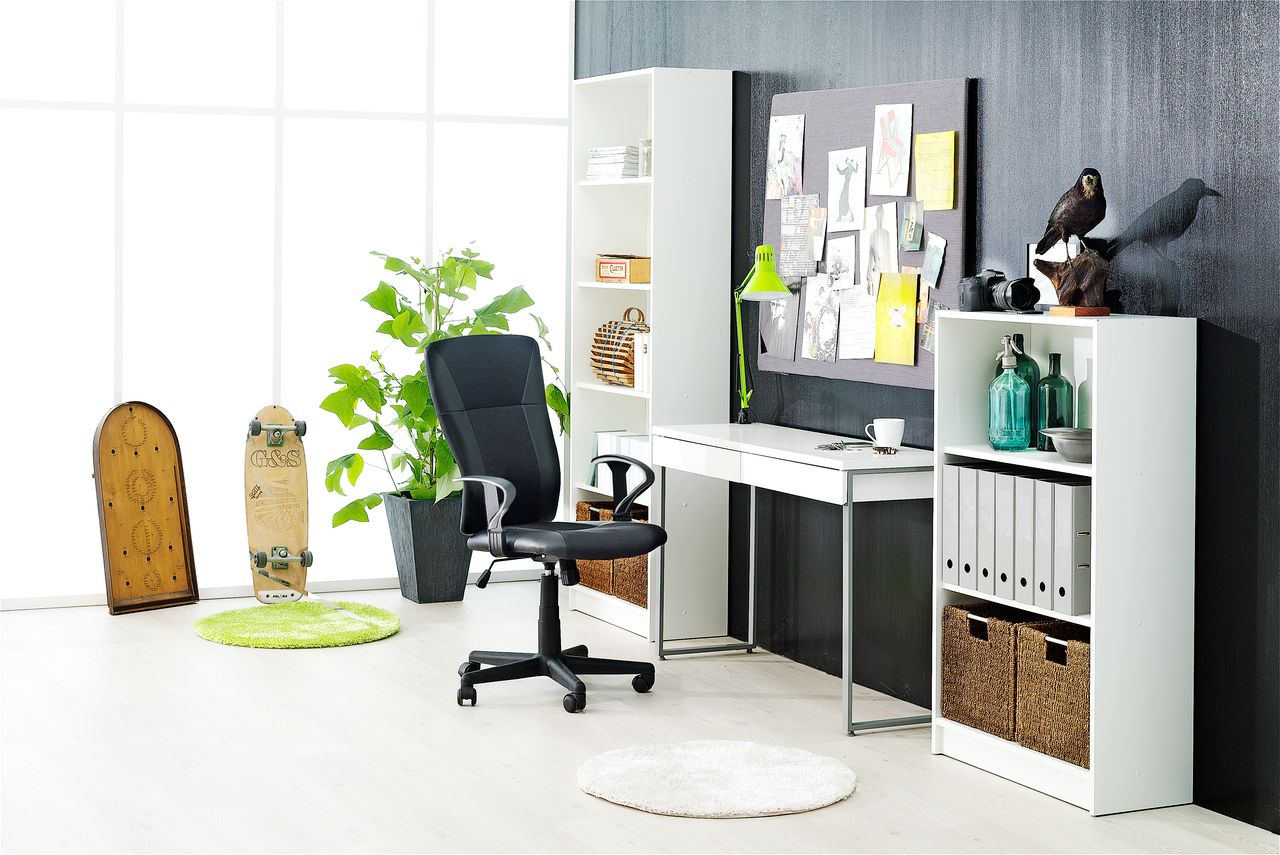 Bookcase HORSENS 5 shelves white JYSK