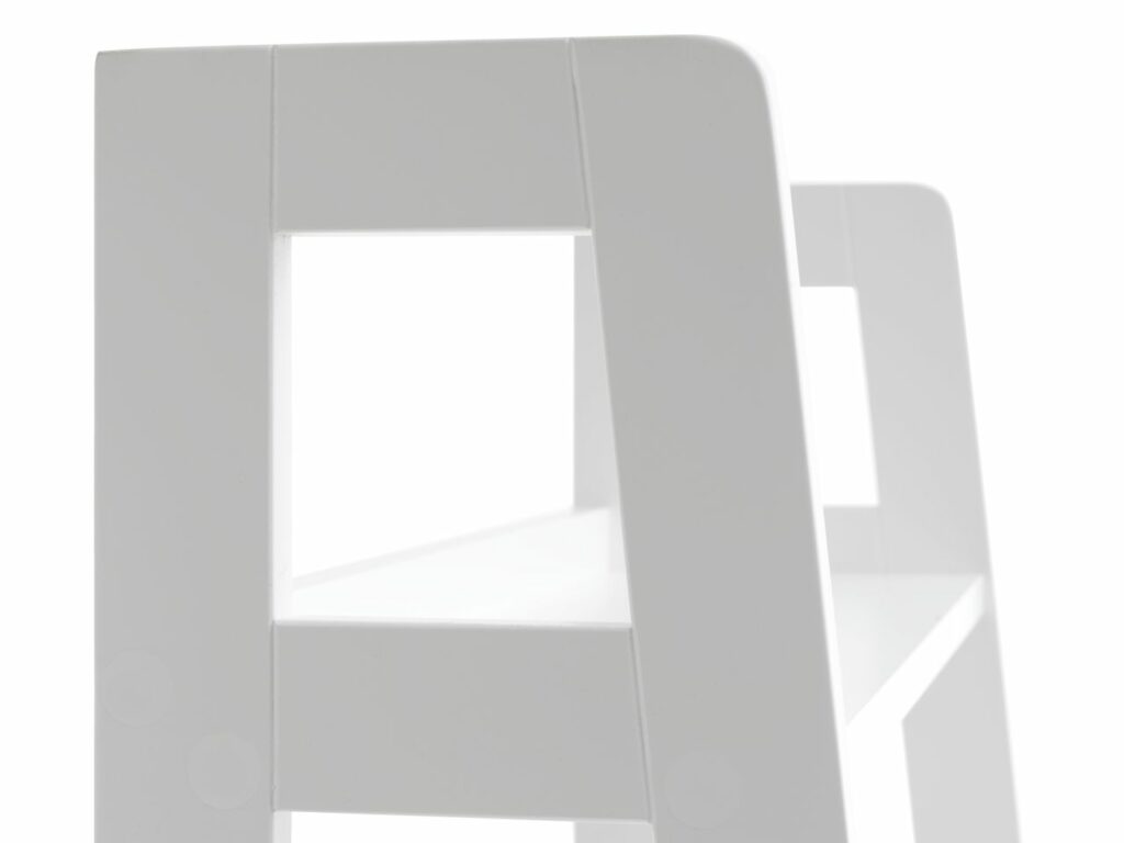 Bookcase HERNING 5 shelves white JYSK