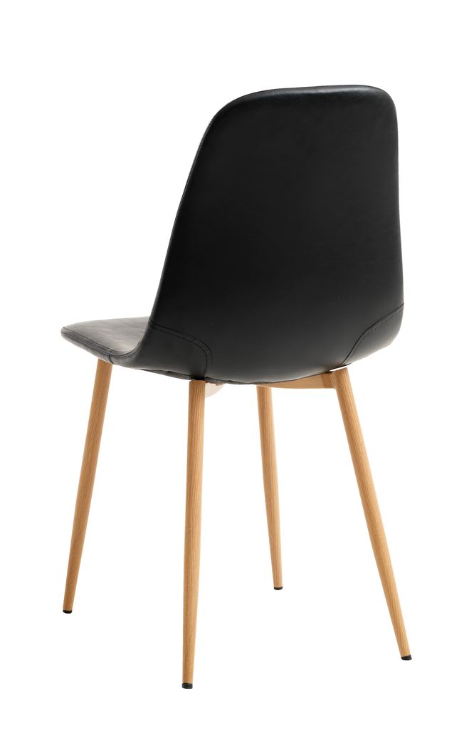 Dining chair JONSTRUP black/oak JYSK