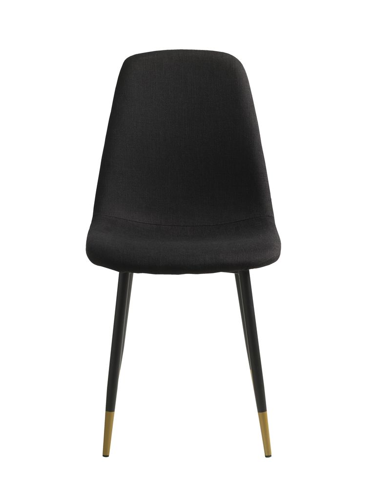 Dining chair JONSTRUP black/gold JYSK