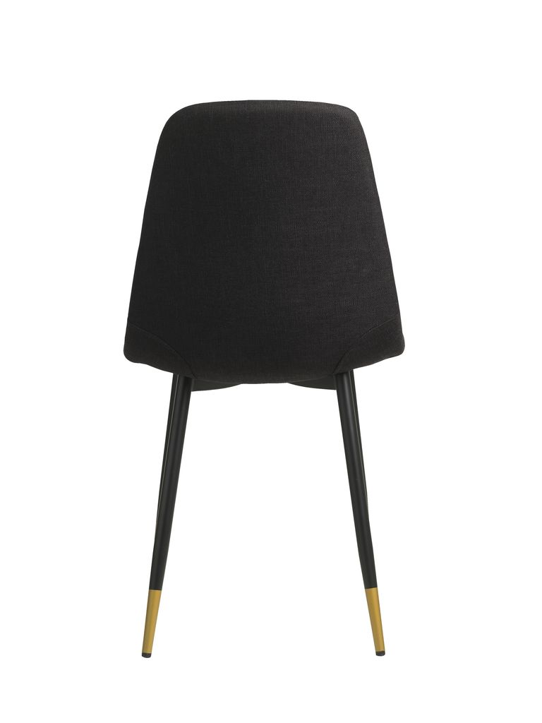 Dining chair JONSTRUP black/gold JYSK