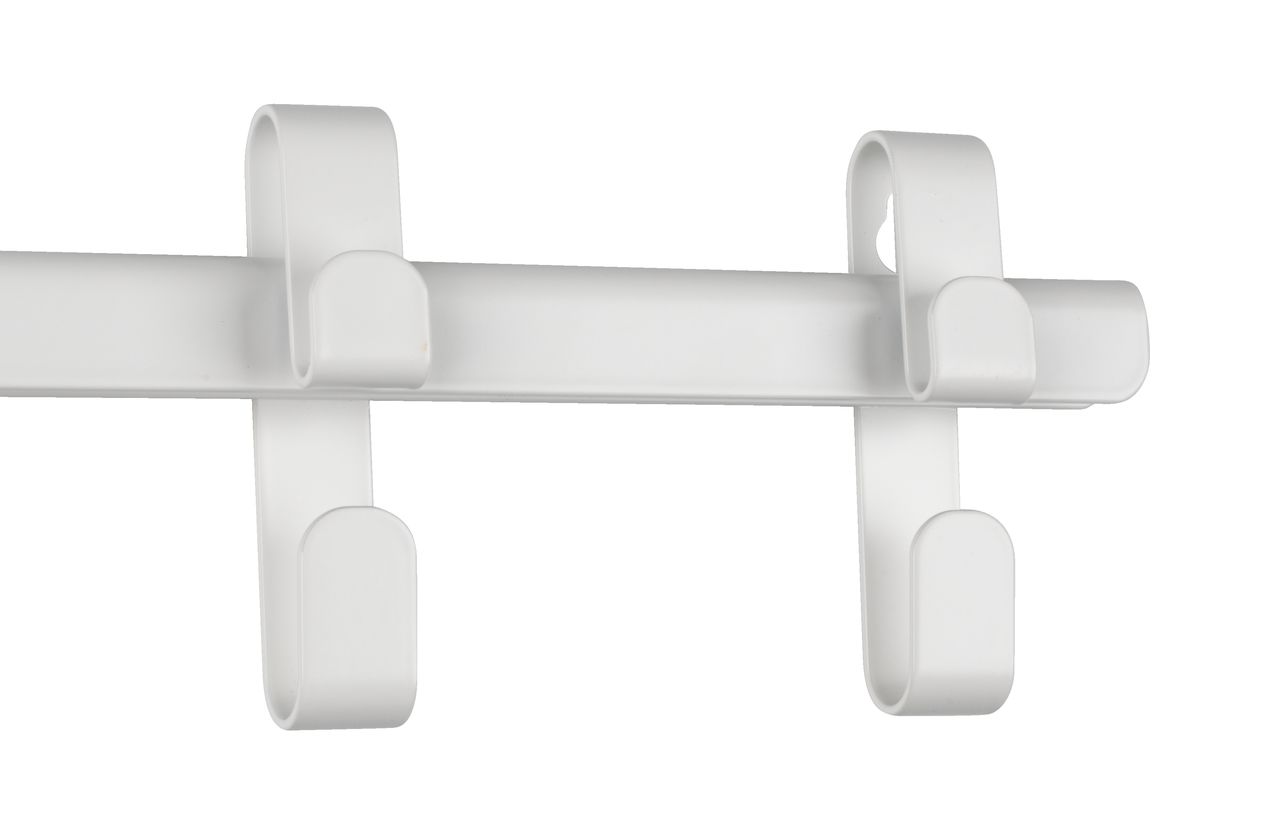 Coat rack GALSTED 5 hooks white JYSK