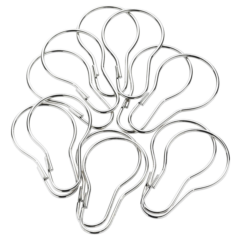 Shower curtain rings VARA 12pcs/pck JYSK