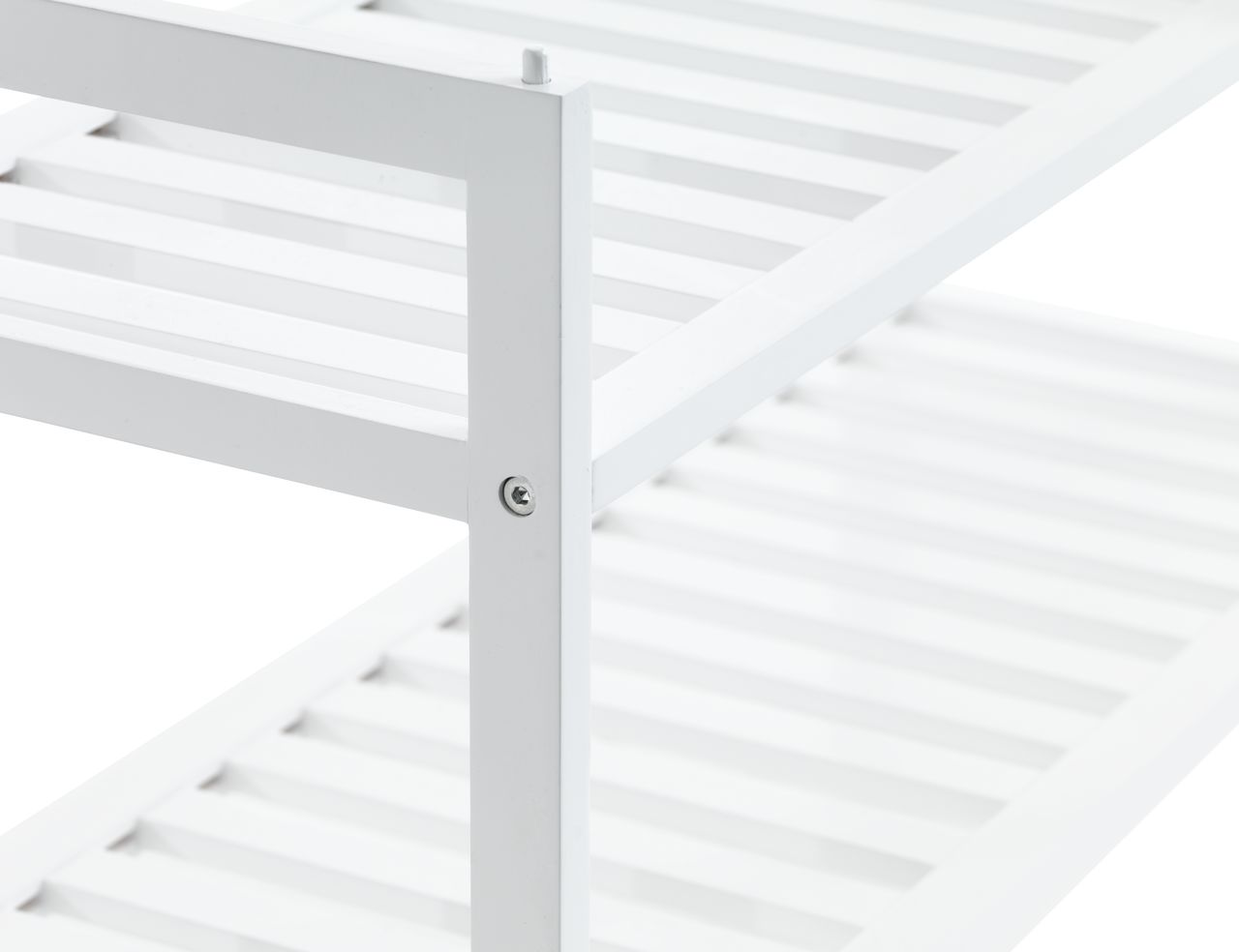 Shoe rack UGGERBY 2 shelves white JYSK