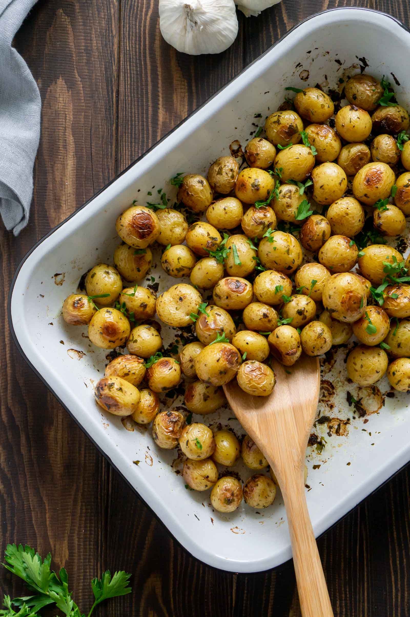 Crispy Roasted Mini Potatoes Recipe Cart