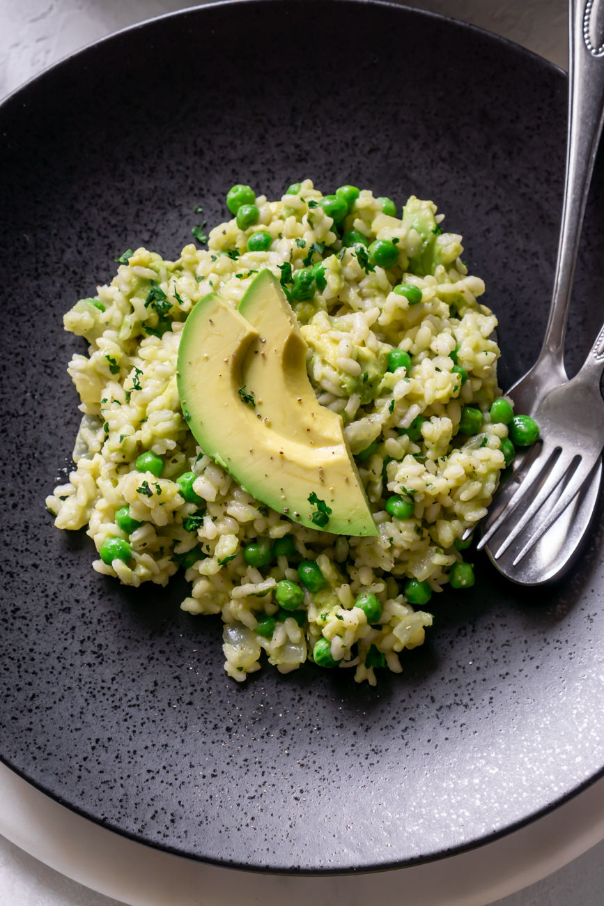 The Creamiest Vegan Avocado Risotto It's the best! JZ Eats