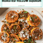 roasted yellow squash pinterest short pin