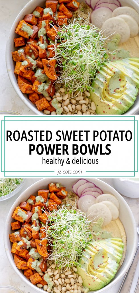 sweet potato bowls pin