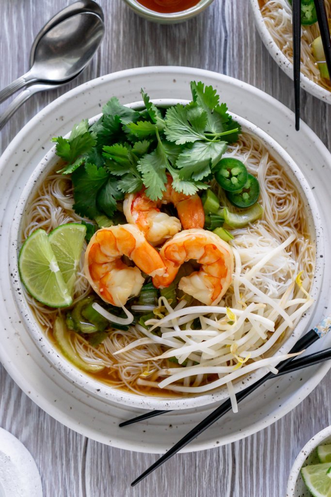 Seafood Noodle Soup (Shrimp Pho) JZ Eats