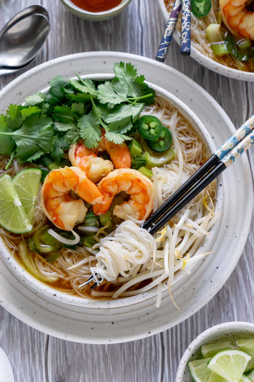 Seafood Noodle Soup (Shrimp Pho) JZ Eats