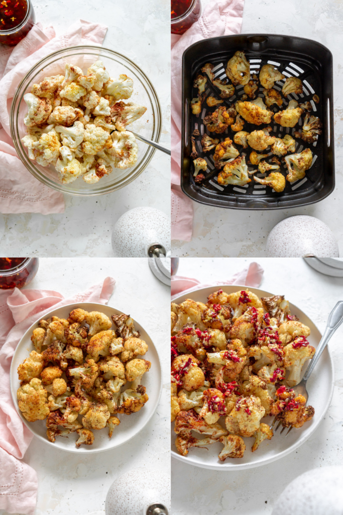steps to make air fryer cauliflower