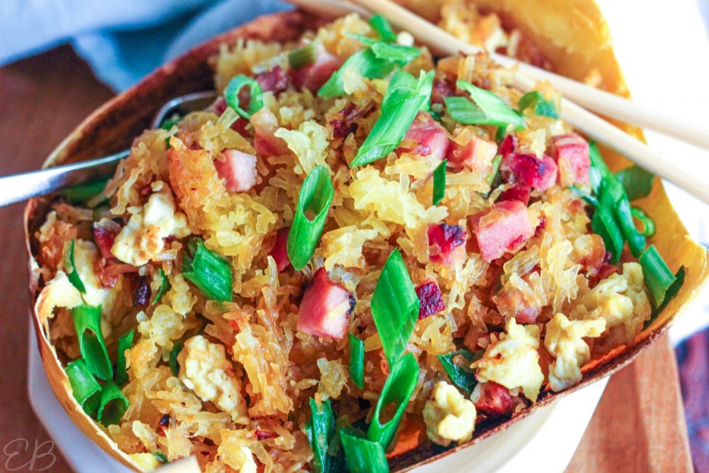 Spaghetti Squash Fried Rice