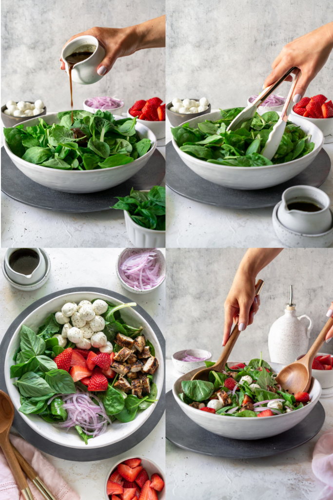how to make caprese chicken salad