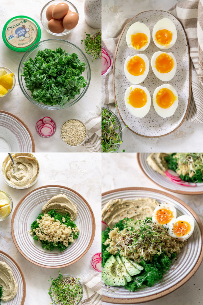 Best Ever Breakfast Hummus Bowls