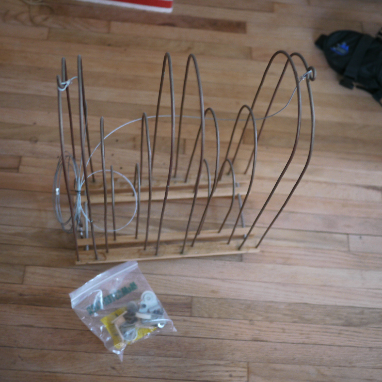 plastic bag drying rack
