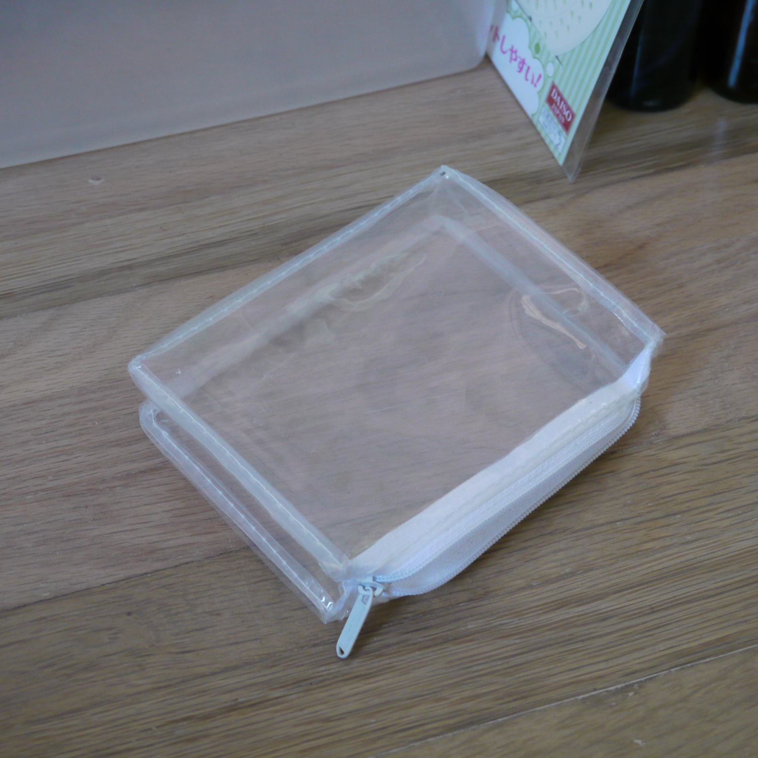 plastic toiletry bag