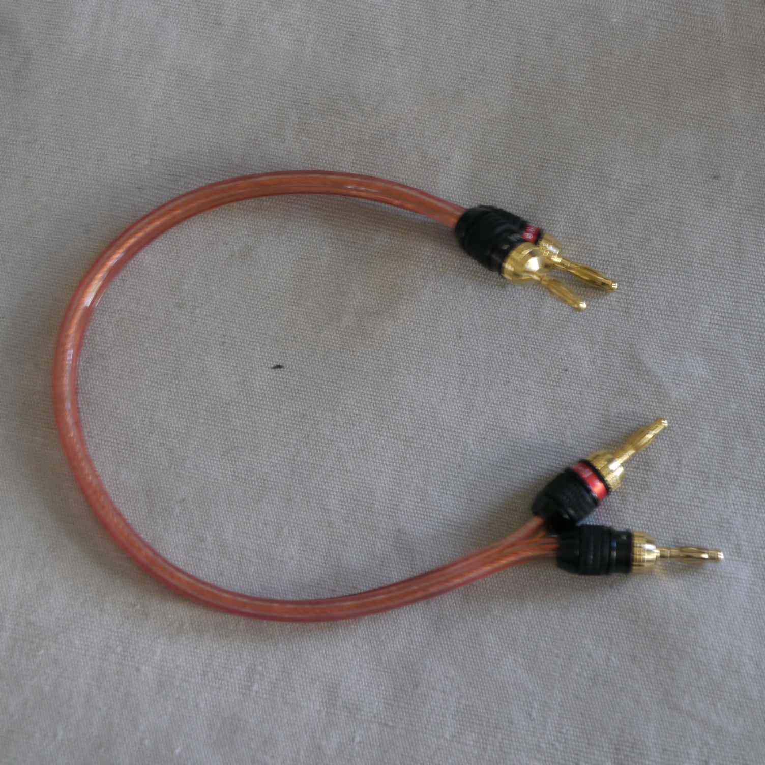 DIY speaker cables with Sewell banana plugs