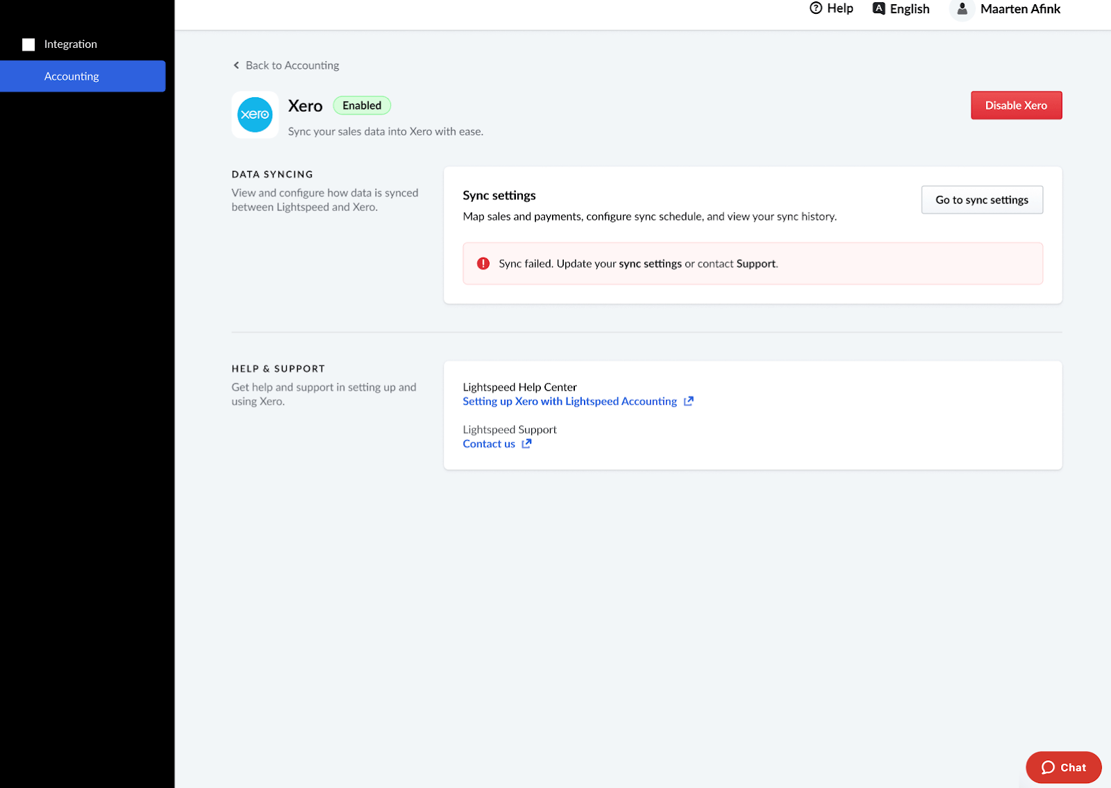Setting up Xero with Lightspeed Accounting Lightspeed Restaurant (K