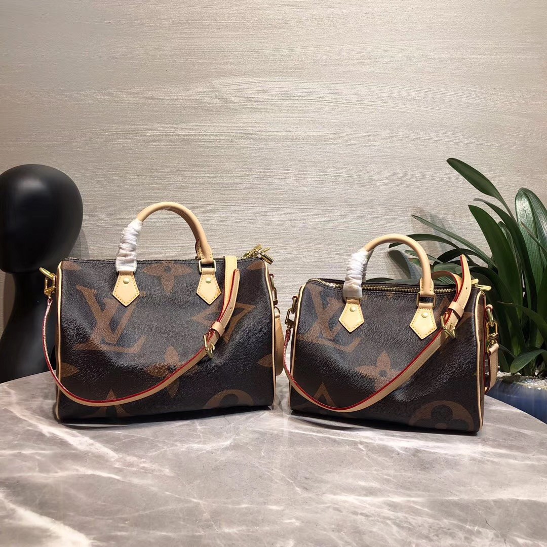 Lv Speedy Giant Monogram Literacy Basics