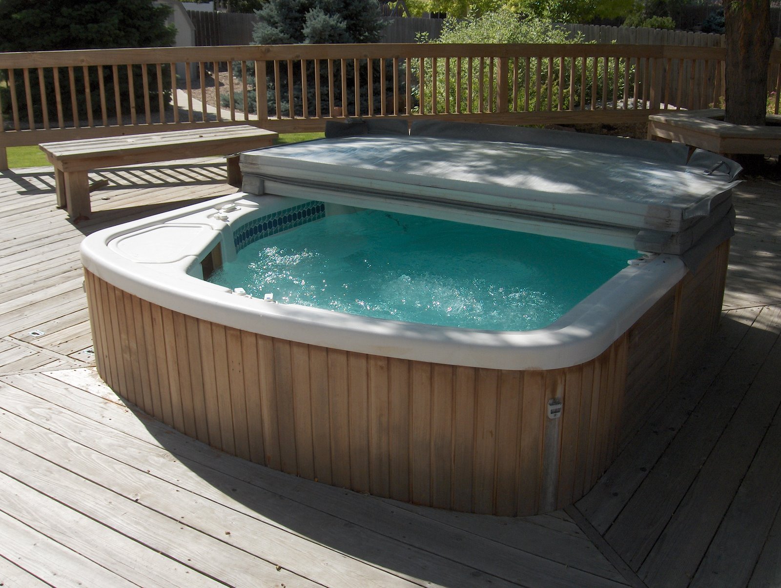 Removing a hot tub from a deck Lee Devlin's site