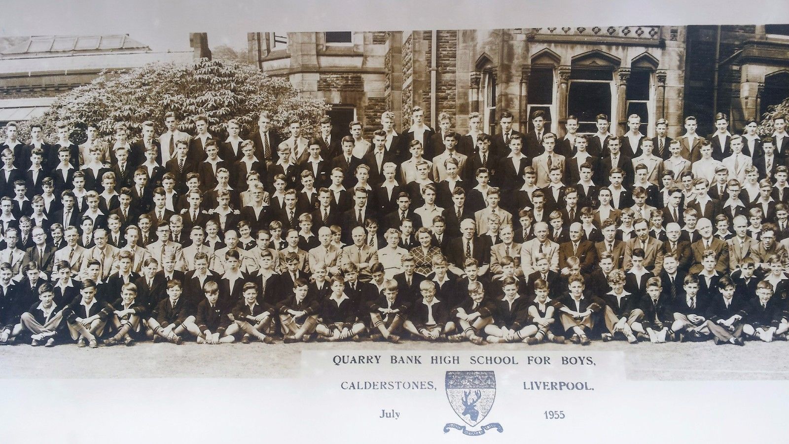 Music1955 JOHN LENNON original Quarry Bank High School photo The