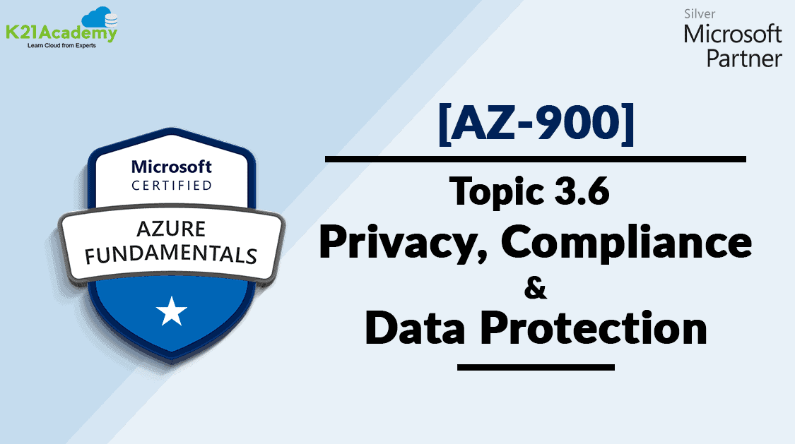 Azure Privacy, Compliance and Data Protection K21academy