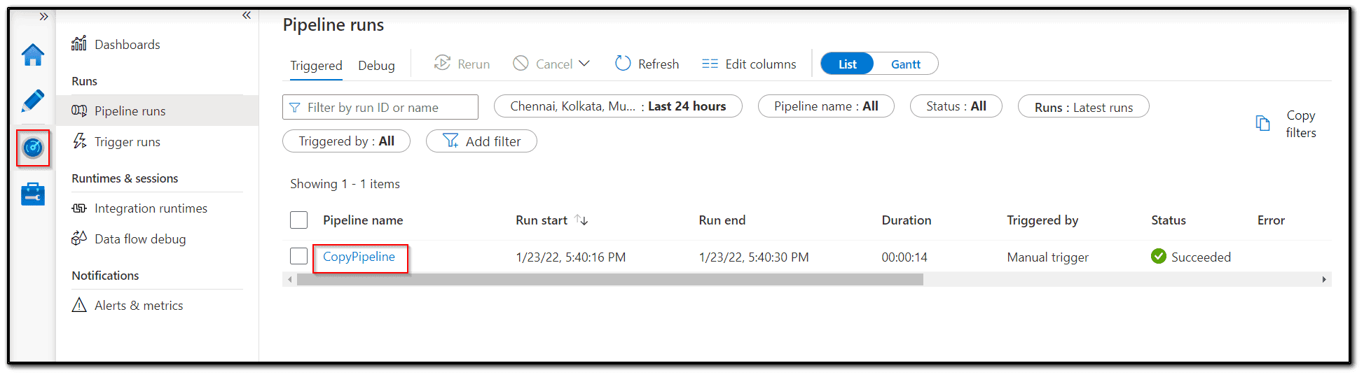Create Azure Data Factory Pipeline K21Academy