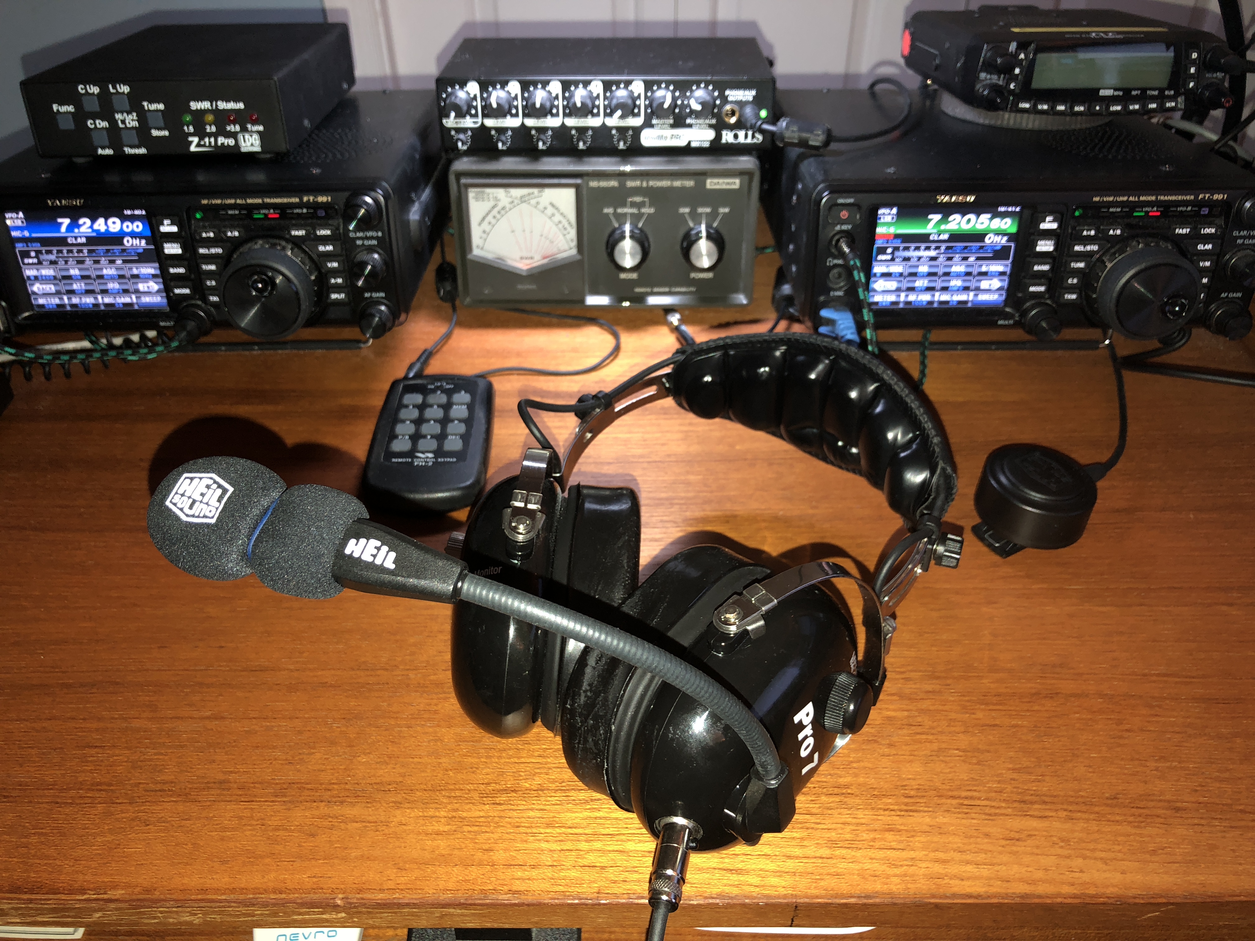 Ham Radio Shack For Sale Two Yaesu FT991 / Yaesu ATAS120a / Heil
