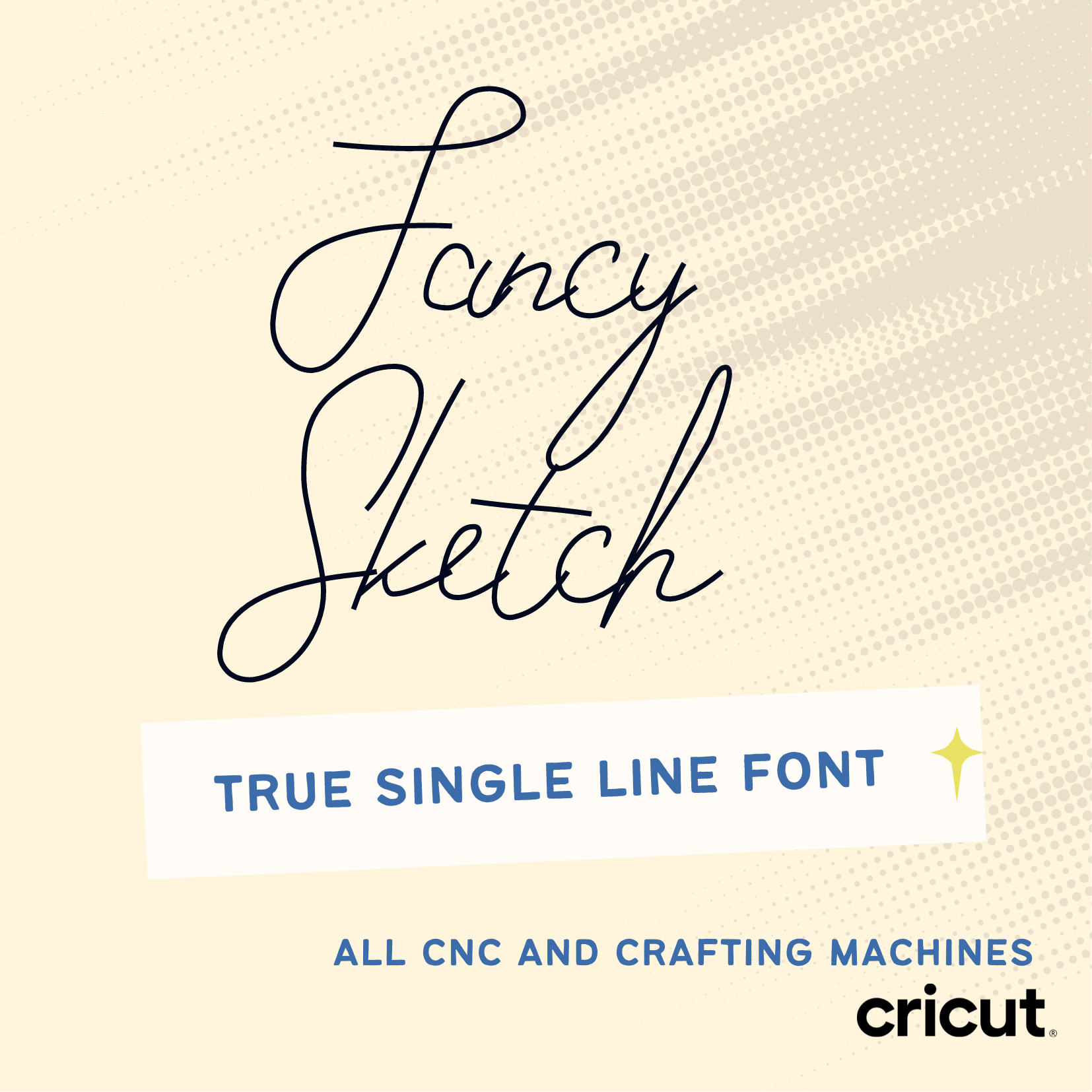 Single Line Font For Cricut And Inscape TTF And OTF Supplied True
