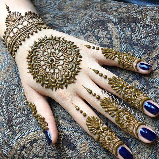 20 Beautiful and Easy Mehndi Designs K4 Craft