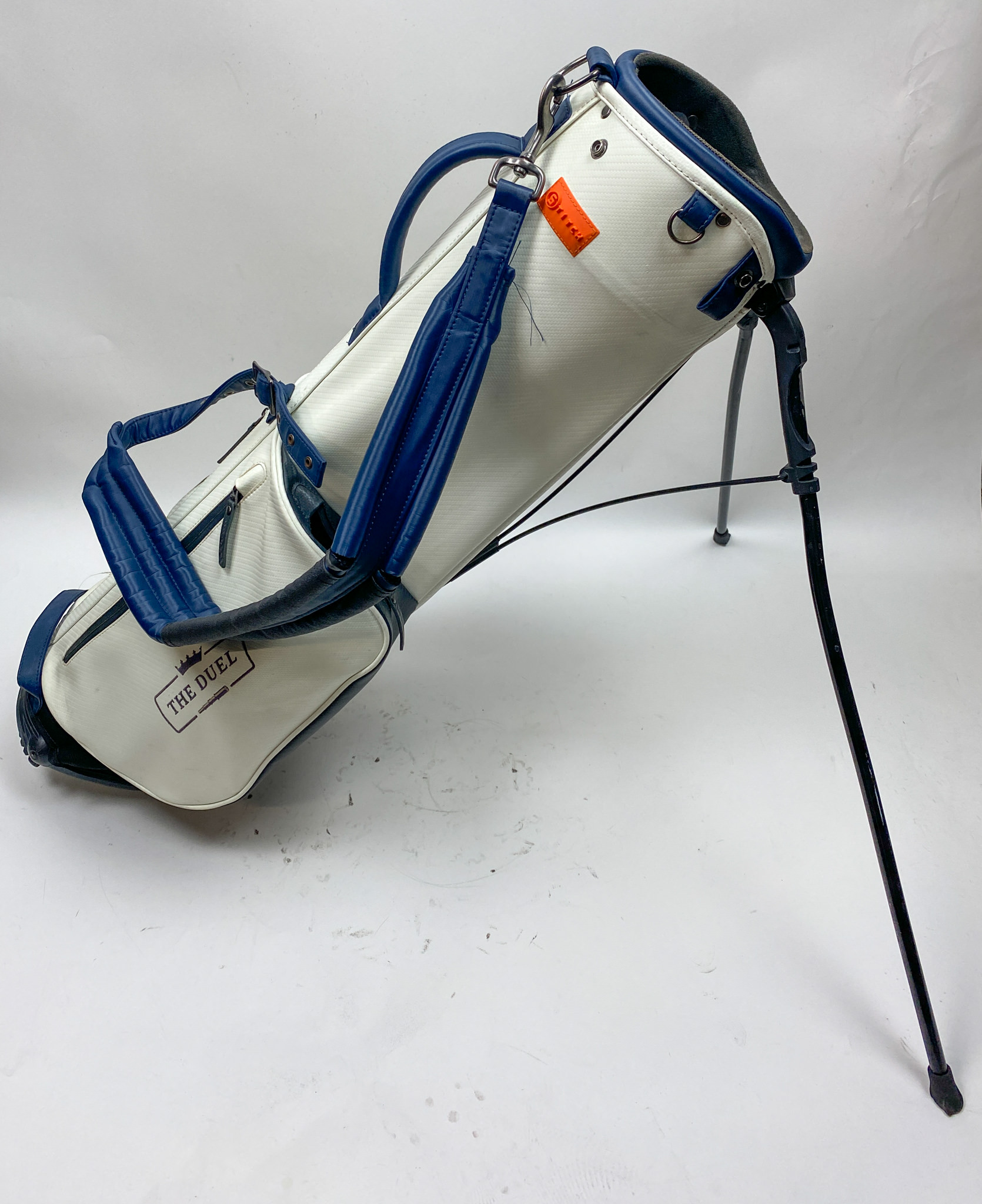Used Stitch Golf Stand Bag w/ Raincover Embroidered with The Summit