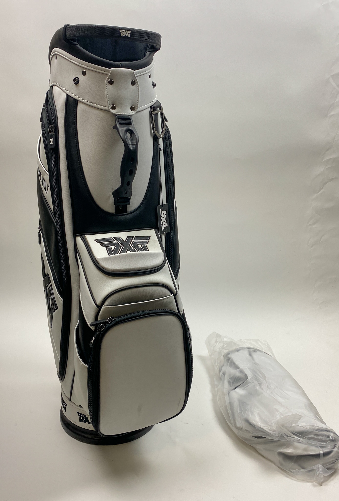 New PXG Golf Cart Bag Black/ White 6Way Ships Free Unavailable Online