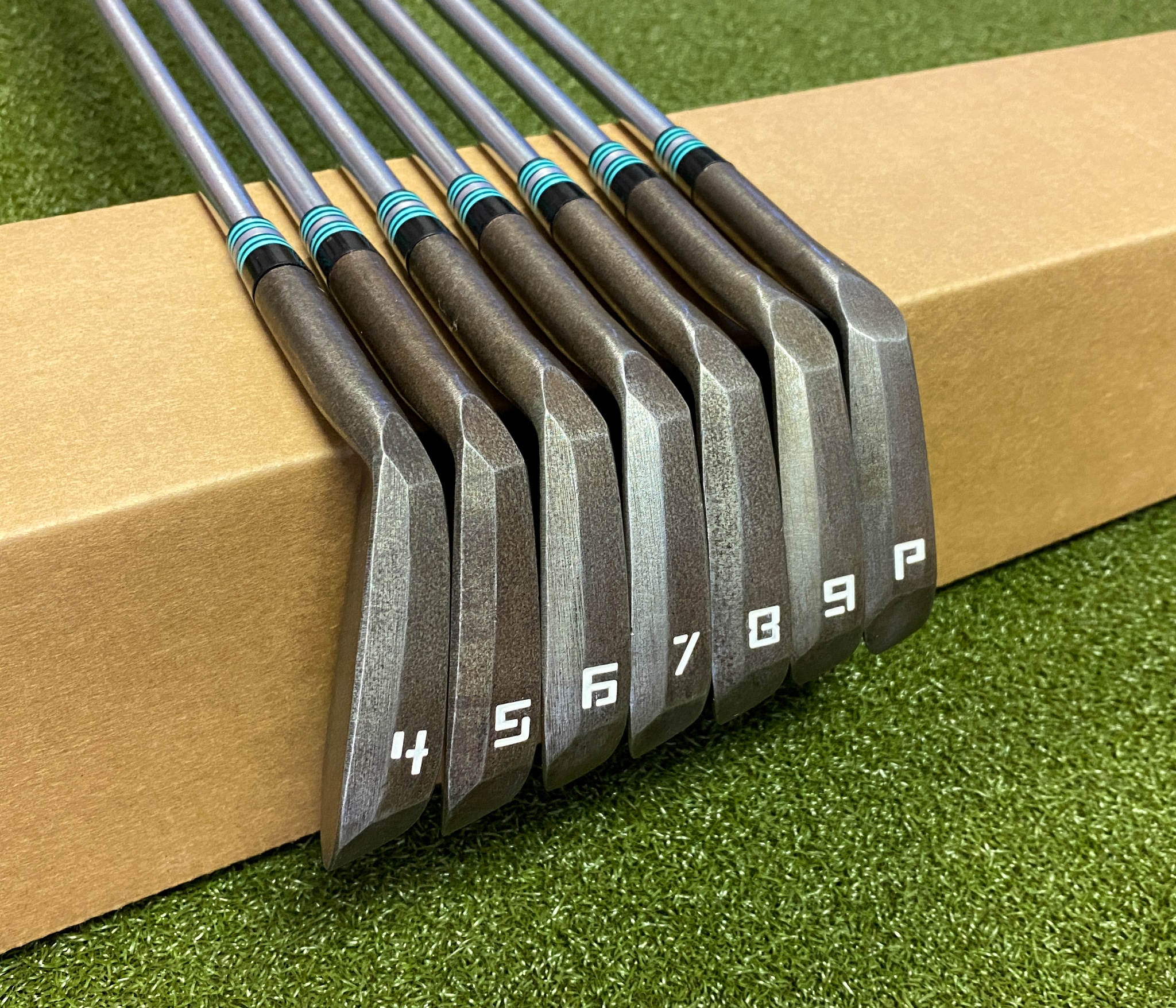 Kyoei "KK" CB Raw Irons 4PW NS Project X LS 120g Stiff Steel Golf Set