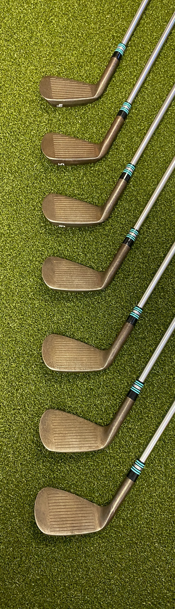 Kyoei "KK" CB Raw Irons 4PW NS Project X LS 120g Stiff Steel Golf Set