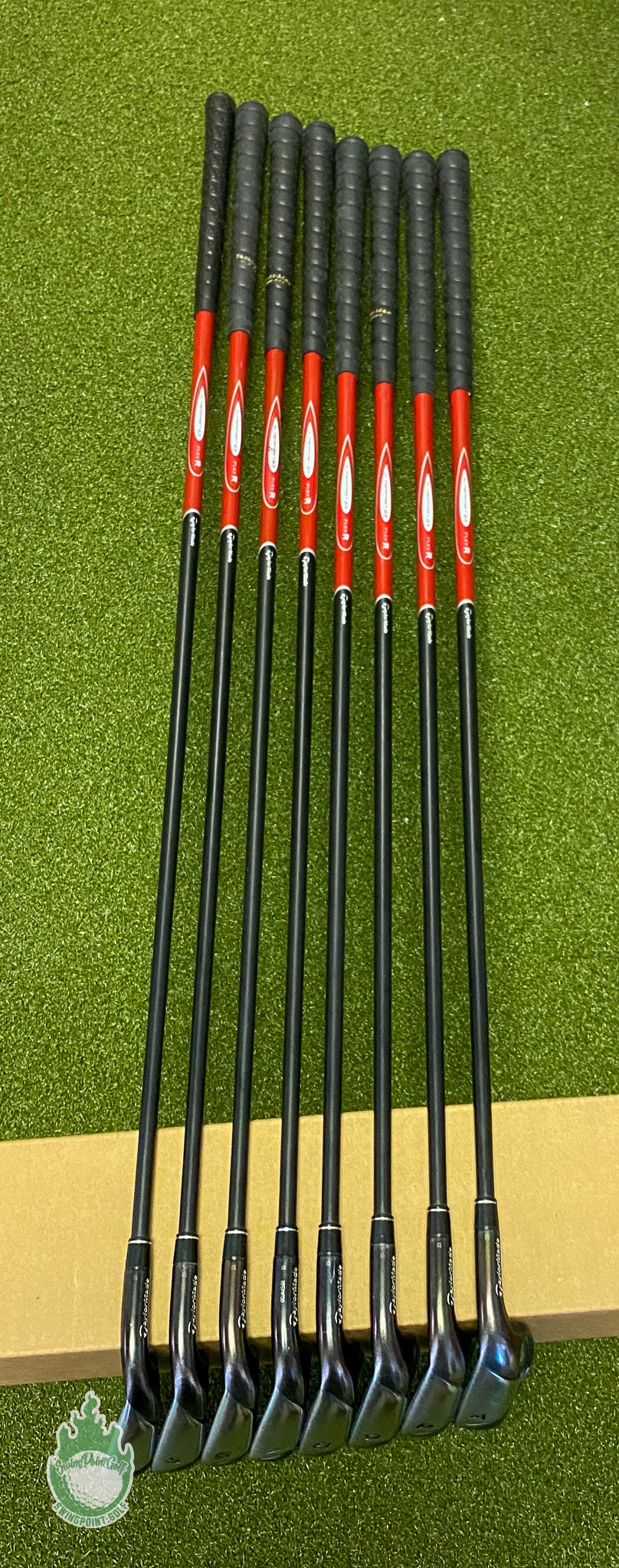 Used RH TaylorMade Burner 2.0 Irons 4PW/AW 65g Regular Flex Graphite