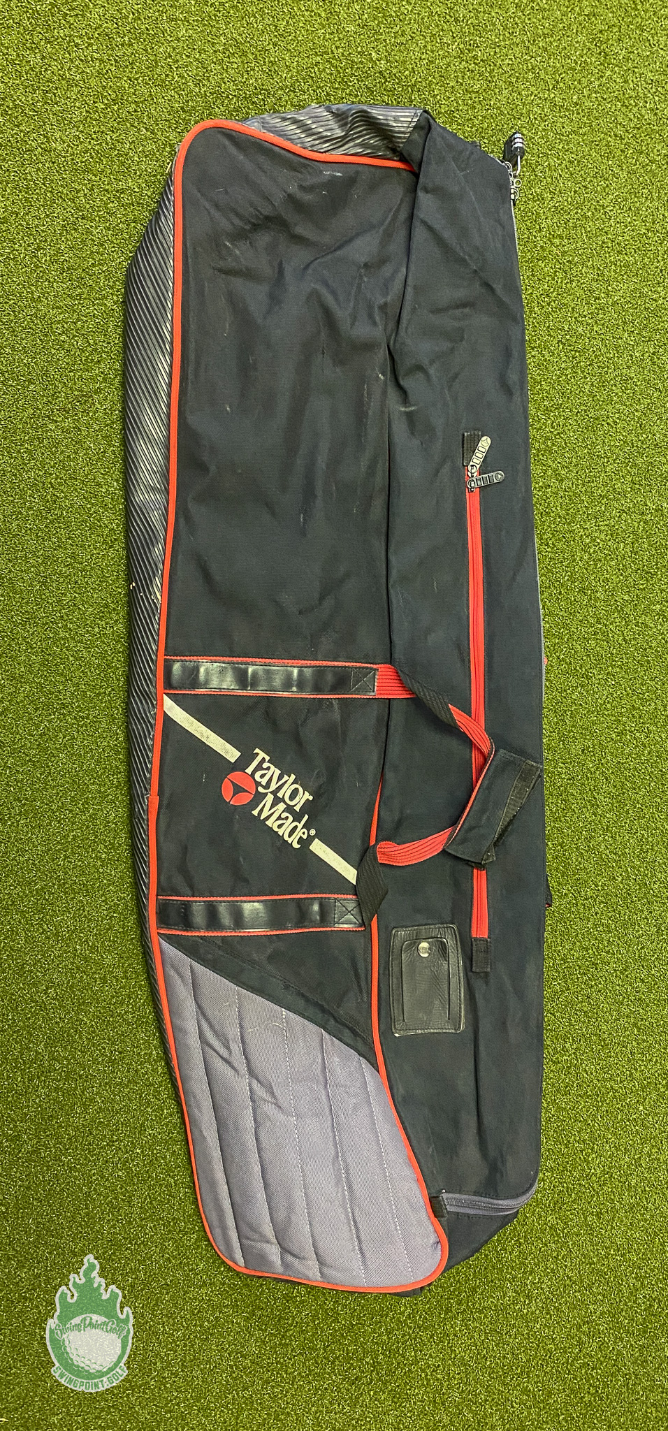 Used TaylorMade Golf Black Golf Bag Travel Case Ships Free