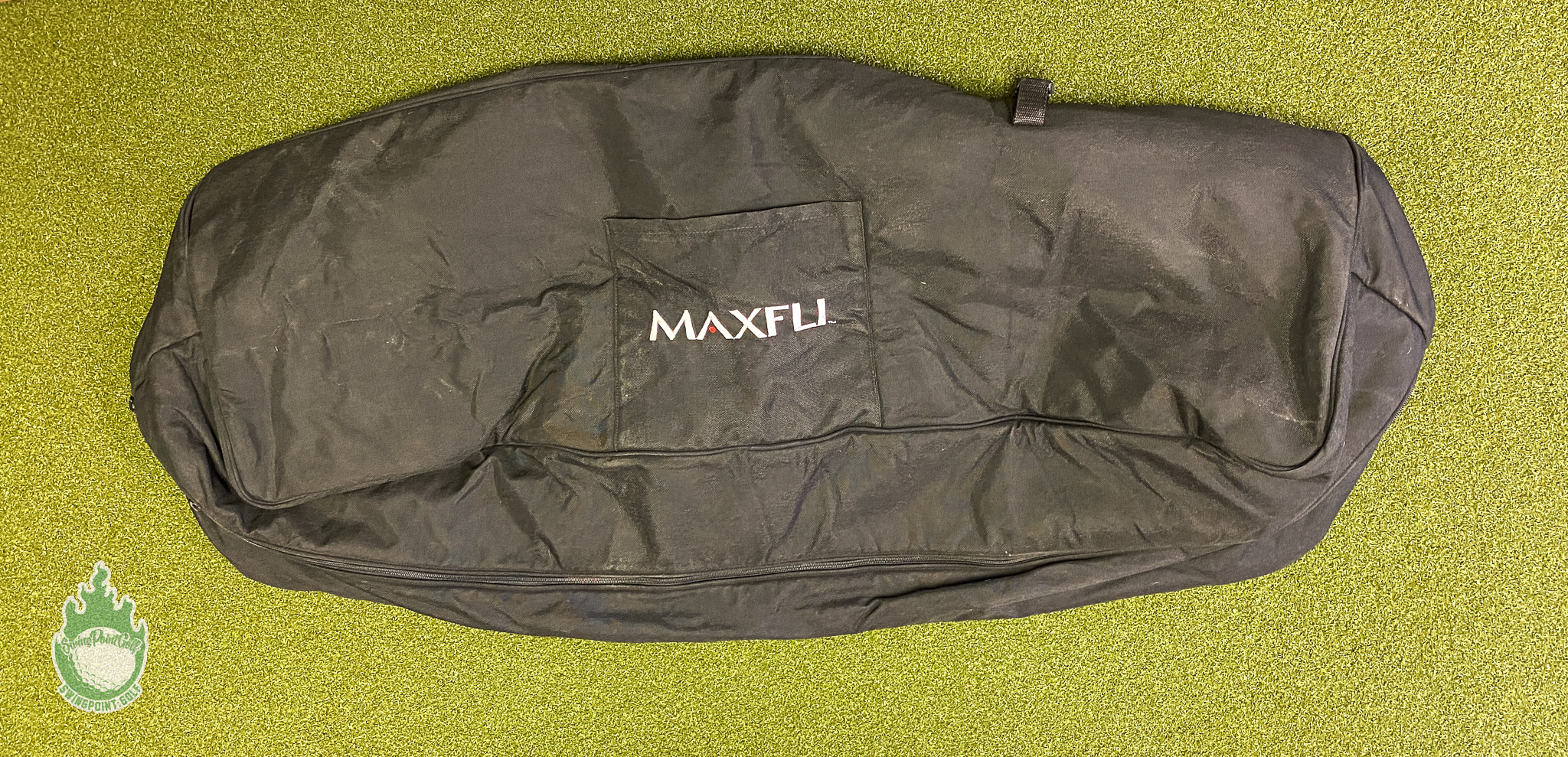 Used Maxfli Golf Black Golf Bag Travel Case Ships Free · SwingPoint Golf®