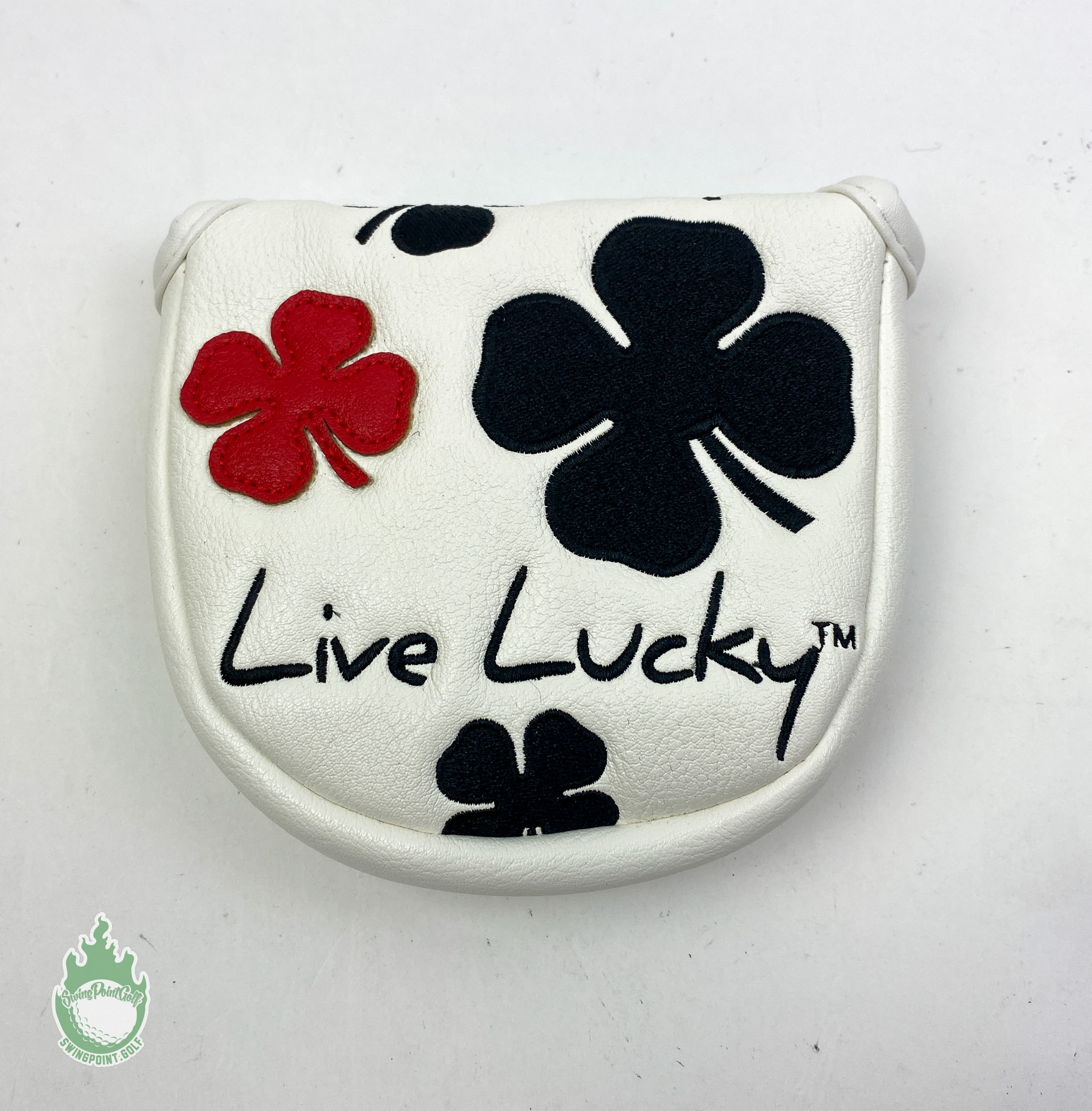 New Live Lucky Putter Cover CMC Design Black Clover Mallet Putter